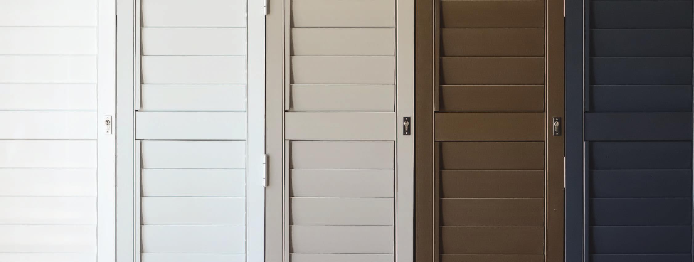 Luxaflex® Aluminium Security Shutter Colour Options